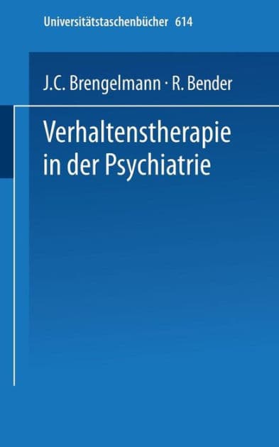 Verhaltenstherapie in der Psychiatrie by American Psychiatric Association
