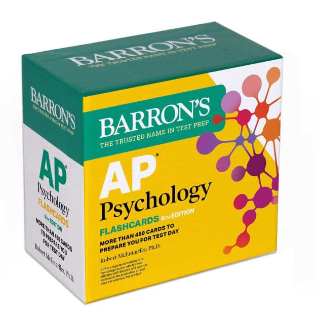 AP Psychology Flashcards, Sixth Edition: Up-to-Date Review by Barron's Educational Series