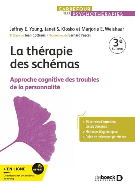 La thérapie des schémas: Approche cognitive des troubles de la personnalité by Jeffrey E Young