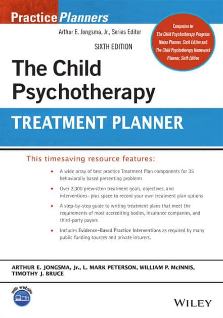 The Child Psychotherapy Treatment Planner by Arthur E. Jongsma Jr.