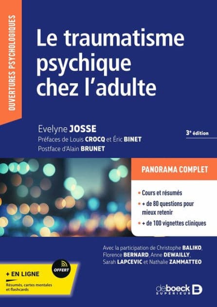 Le traumatisme psychique chez l'adulte by Evelyne Josse