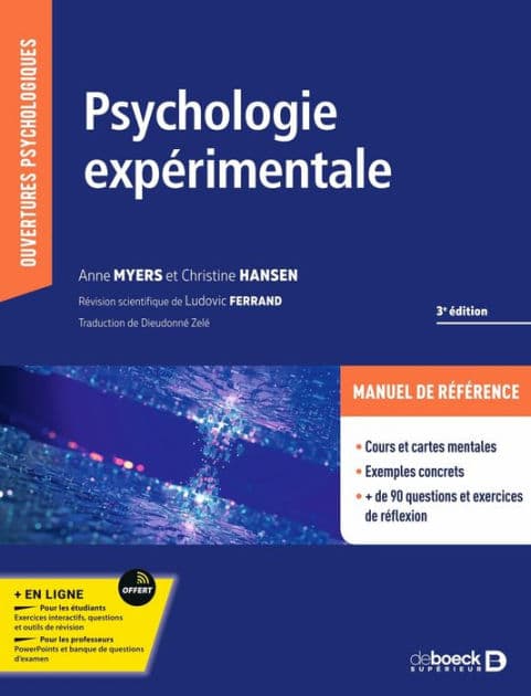 Psychologie expérimentale by Christine H Hansen