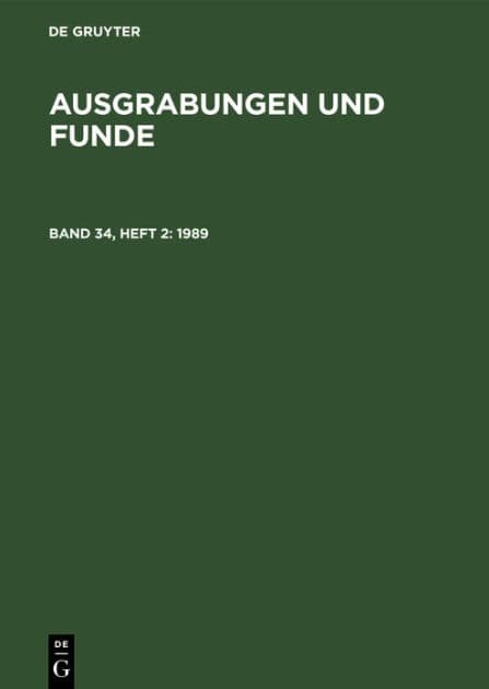 1989 by De Gruyter