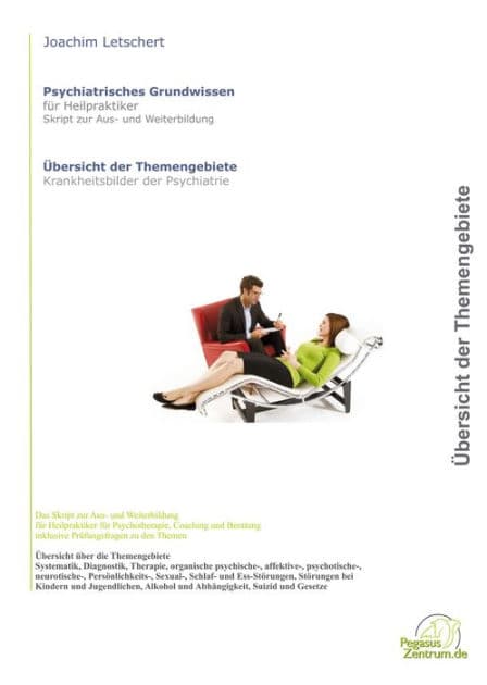 Übersicht über die Krankheitsbilder der Psychiatrie: Prüfungsvorbereitung für Heilpraktiker, Heilpraktiker für Psychotherapie, Wissen für Berater und Coaches by Joachim Letschert
