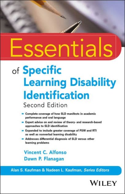 Essentials of Specific Learning Disability Identification by Vincent C. Alfonso