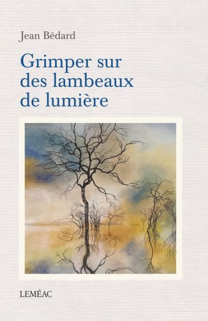 Grimper sur des lambeaux de lumière by Jean Bédard