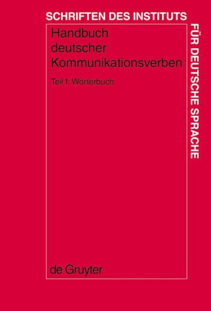 Wörterbuch by Gisela Harras