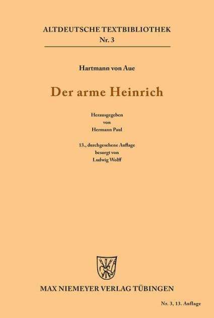 Der arme Heinrich by Hartmann