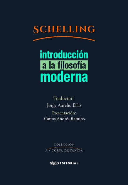 Introducción a la filosofía moderna by Friedrich Schelling