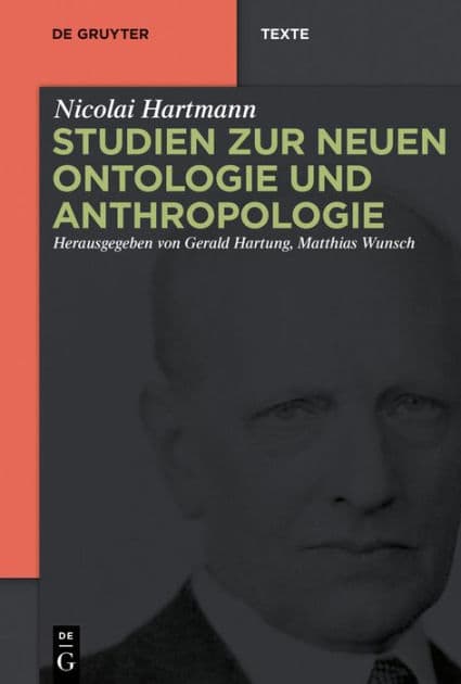 Studien zur Neuen Ontologie und Anthropologie by Nicolai Hartmann
