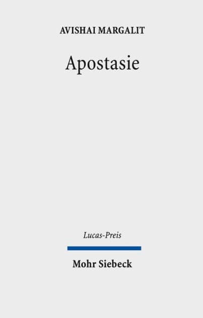Apostasie by Avishai Margalit