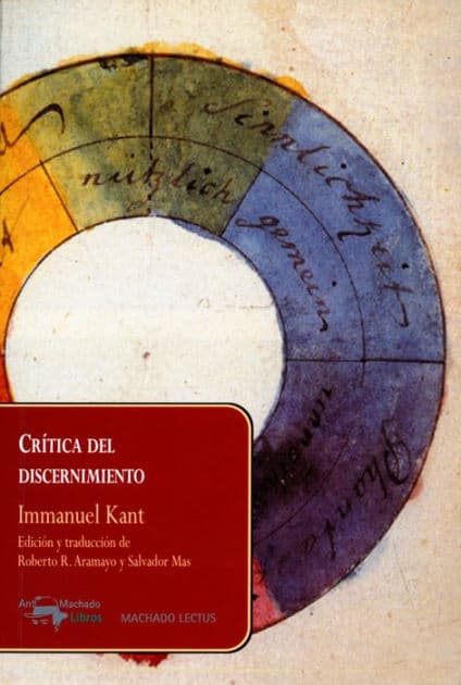 Crítica del discernimiento by Immanuel Kant
