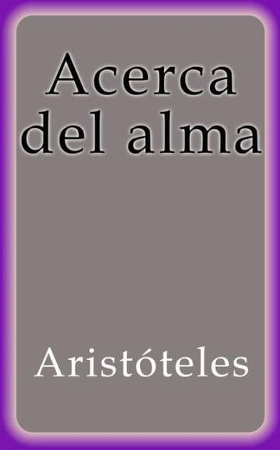 Acerca del alma by Aristotle
