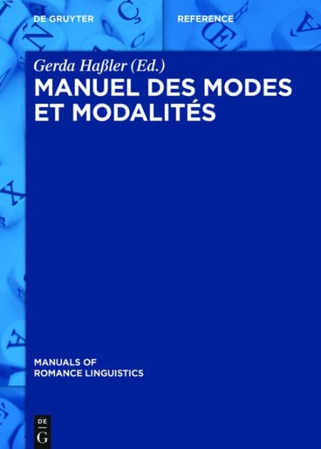 Manuel des modes et modalités by Gerda Hassler
