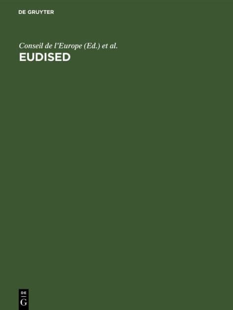 Eudised: Thésaurus multilingue pour le traitement de l'information en éducation by Conseil de l'Europe