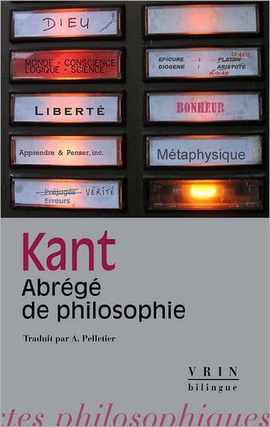Emmanuel Kant: Abrege de philosophie by Vrin