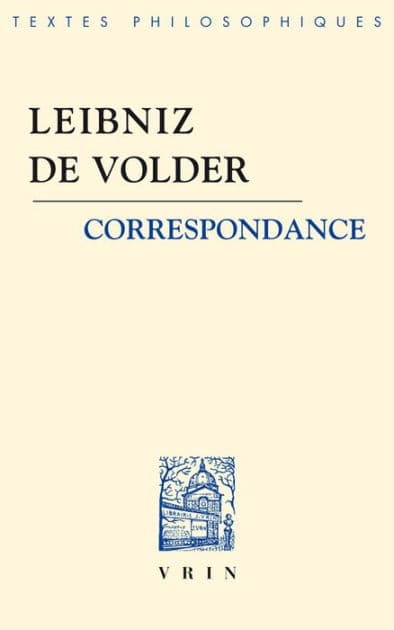 Correspondance by Burcher De Volder
