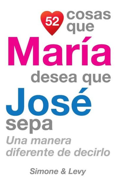 52 Cosas Que María Desea Que José Sepa: Una Manera Diferente de Decirlo by Simone