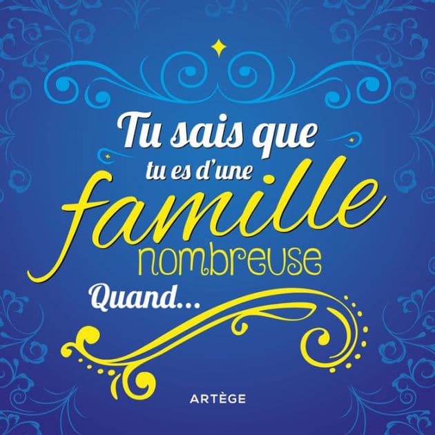 Tu sais que tu es d'une famille nombreuse quand... by Memes de famille nombreuse