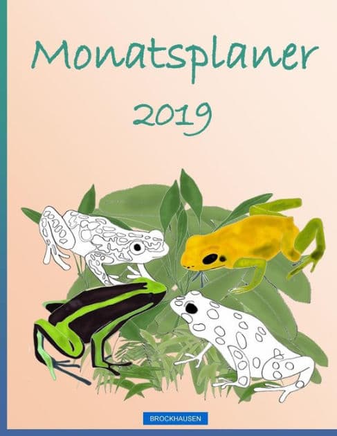 BROCKHAUSEN - Monatsplaner 2019 by Dortje Golldack