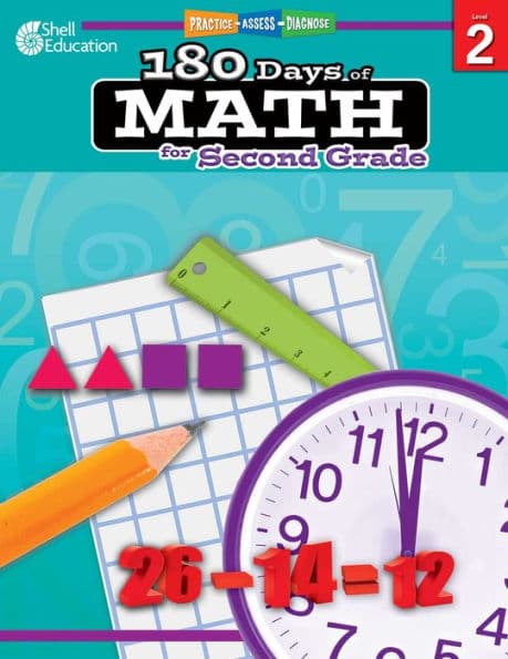 180 Days™: Math for Second Grade: Practice, Assess, Diagnose by Jodene Smith
