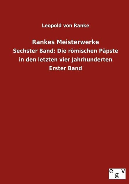 Rankes Meisterwerke by Leopold von Ranke