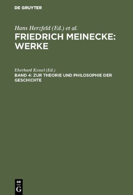 Zur Theorie und Philosophie der Geschichte by Eberhard Kessel