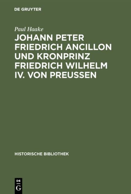 Johann Peter Friedrich Ancillon und Kronprinz Friedrich Wilhelm IV. von Preußen by Paul Haake