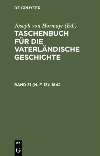 1842 by Joseph von Hormayr