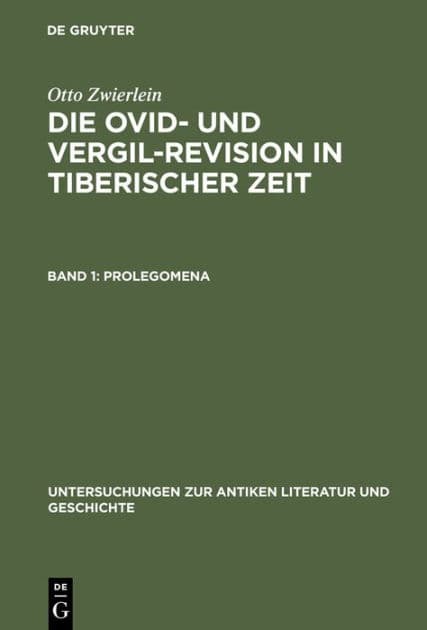 Prolegomena by Otto Zwierlein