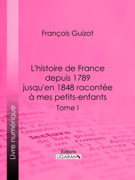 L'histoire de France depuis 1789 jusqu'en 1848 racontée à mes petits-enfants: Tome premier by François Guizot