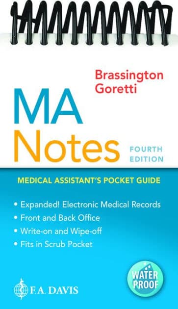 MA Notes: Medical Assistant's Pocket Guide by Cindi Brassington MS