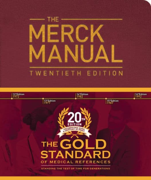 The Merck Manual of Diagnosis and Therapy by Robert E. Porter