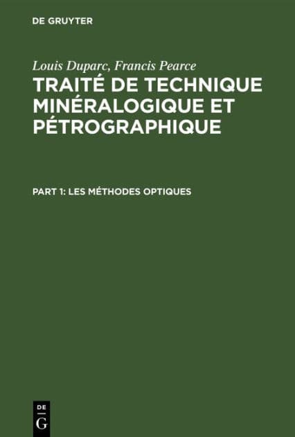 Les méthodes optiques by Louis Duparc