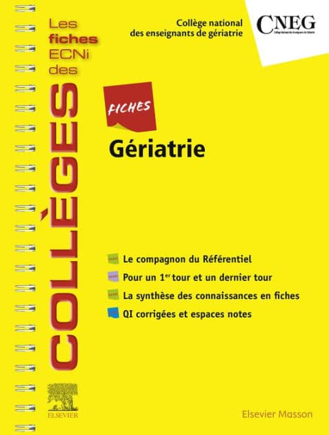 Fiches Gériatrie: Les fiches ECNi et QI des Collèges by Collège national des enseignants de gériatrie