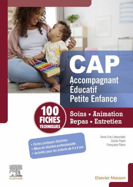Fiches techniques CAP Accompagnant éducatif petite enfance: Soins, animation, repas, entretien by Anne-Eva Lebourdais