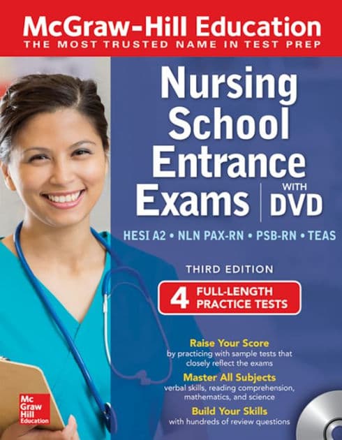 McGraw-Hill Education Nursing School Entrance Exams with DVD, Third Edition by Thomas A. Evangelist