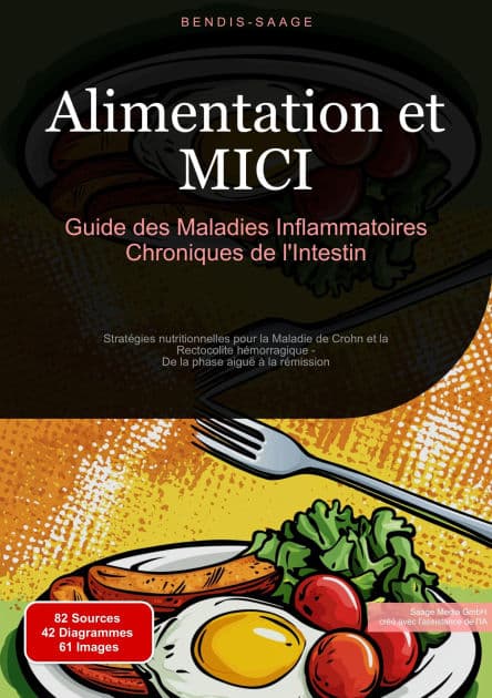 Alimentation et MICI: Guide des Maladies Inflammatoires Chroniques de l'Intestin: Stratégies nutritionnelles pour la Maladie de Crohn et la Rectocolite hémorragique - De la phase aiguë à la rémission by Bendis A. I. Saage - Français