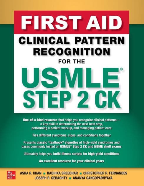First Aid Clinical Pattern Recognition for the USMLE Step 2 CK by Ananya Gangopadhyaya
