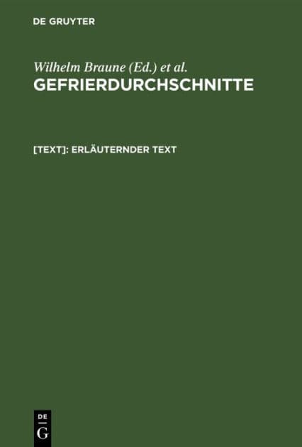 Erläuternder Text by Wilhelm Braune