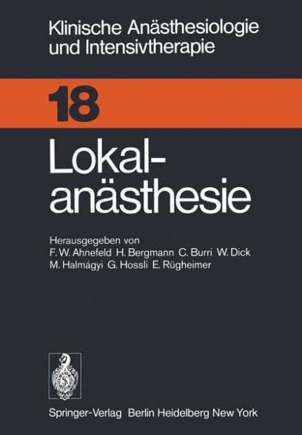Lokalanï¿½sthesie by F.W. Ahnefeld