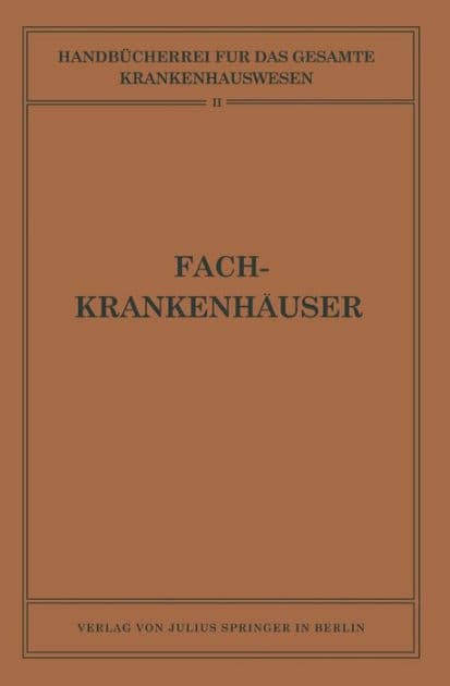 Fachkrankenhï¿½user by NA Biesalski