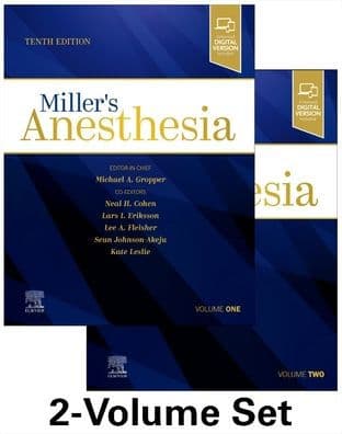 Miller's Anesthesia, 2-Volume Set by Michael A. Gropper MD
