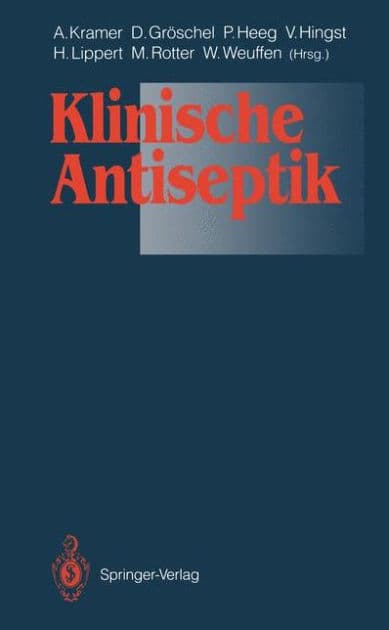 Klinische Antiseptik by Axel Kramer