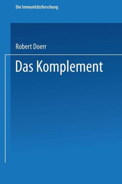 Das Komplement by Robert Doerr