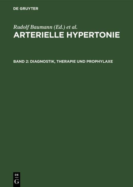 Diagnostik, Therapie Und Prophylaxe by Rudolf Baumann