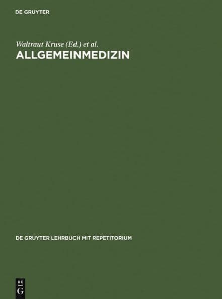 Allgemeinmedizin by Waltraut Kruse
