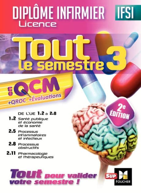 IFSI Tout le semestre 3 en QCM et QROC - Diplôme infirmier - 2e édition by Kamel Abbadi