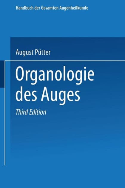 Organologie des Auges by August Pïtter