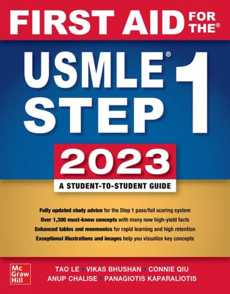 First Aid for the USMLE Step 1 2023, Thirty Third Edition by Tao Le